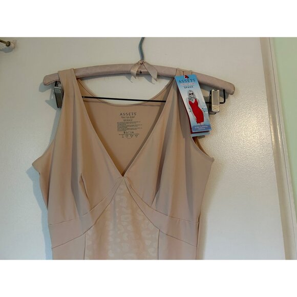 Assets Spanx Red Hot Label Stretch Slimming Cheetah Full Slip Nude XL NEW - Picture 3 of 9